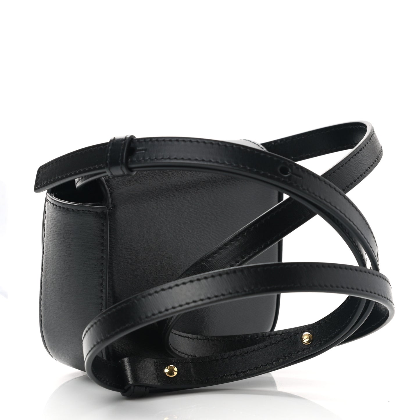 Shiny Calfskin Mini Triomphe Black