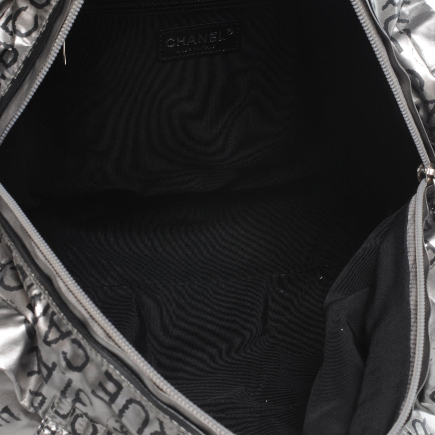 Lacquered Canvas Medium Unlimited Tote Argent Fonce