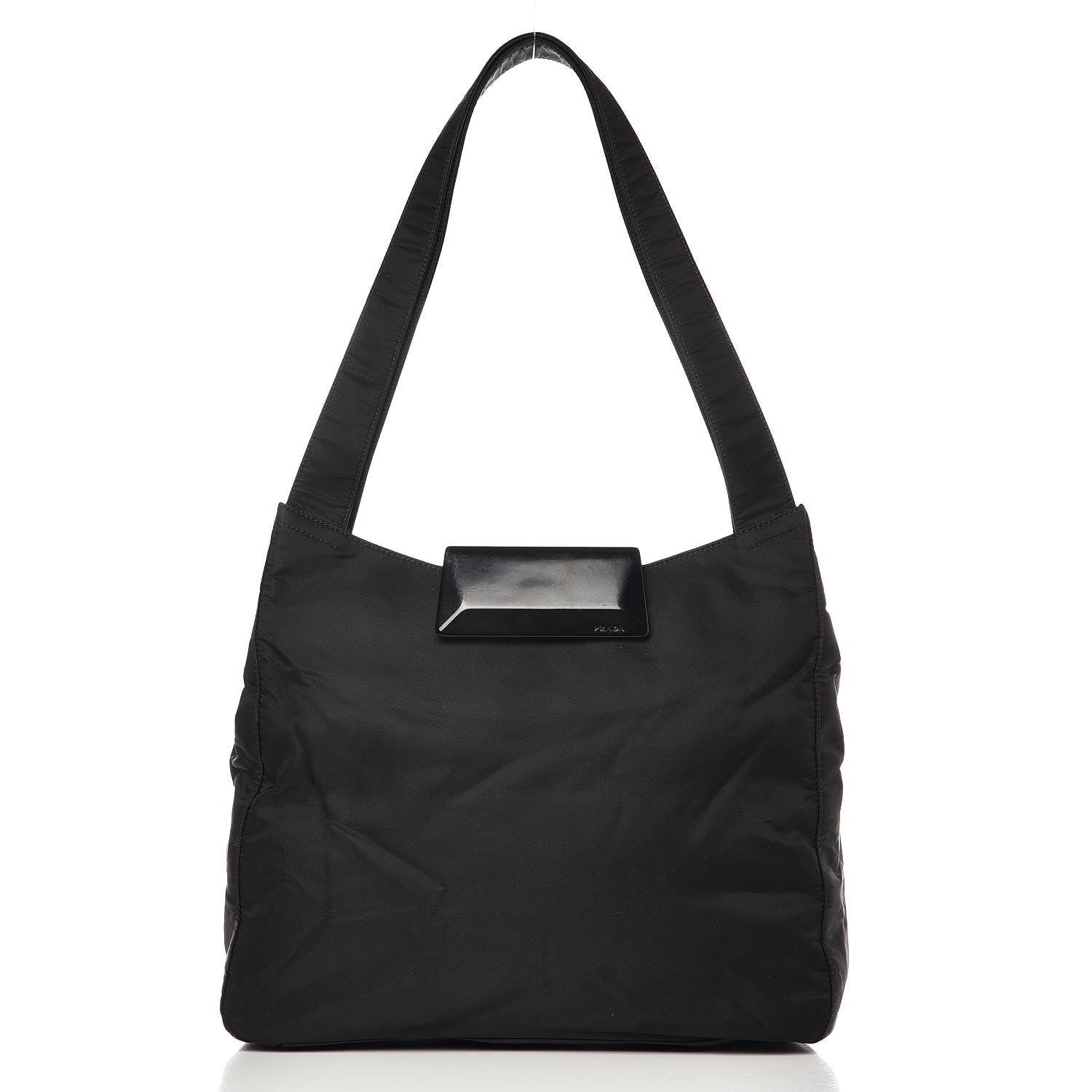Prada Tessuto Nylon Shoulder Bag Nero Black 1 of 10