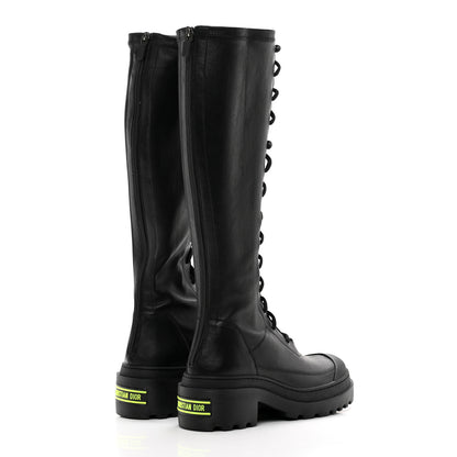 Christian Dior Nappa Stretch Dior Arcade High Boots 36.5 Black 4 of 14