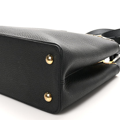 Louis Vuitton Taurillon Capucines PM  Black 9 of 10