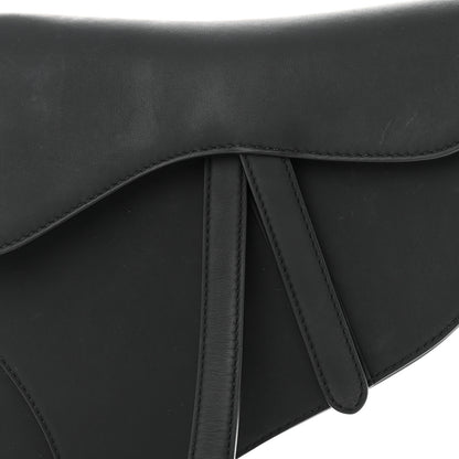 Christian Dior Ultra Matte Calfskin Saddle Bag Black 8 of 12