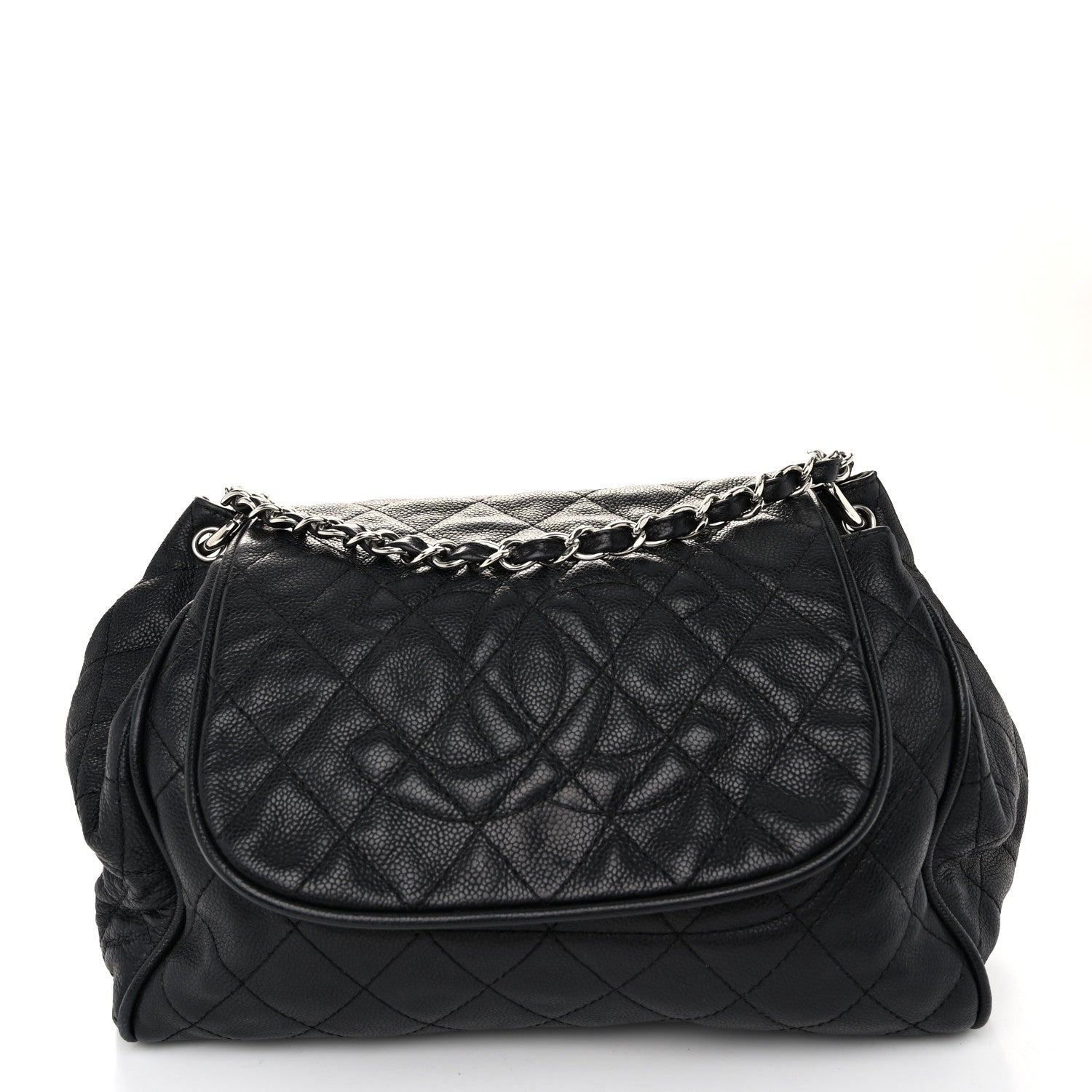 Chanel Caviar Quilted Timeless Accordion Flap Black 1 of 10