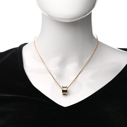 Bulgari 18K Rose Gold B.Zero1 Pendant Necklace 2 of 7