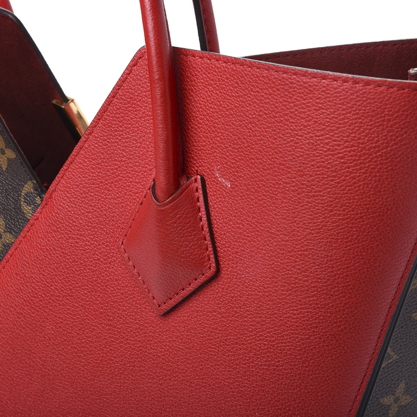 Calfskin Monogram Kimono Tote Cherry