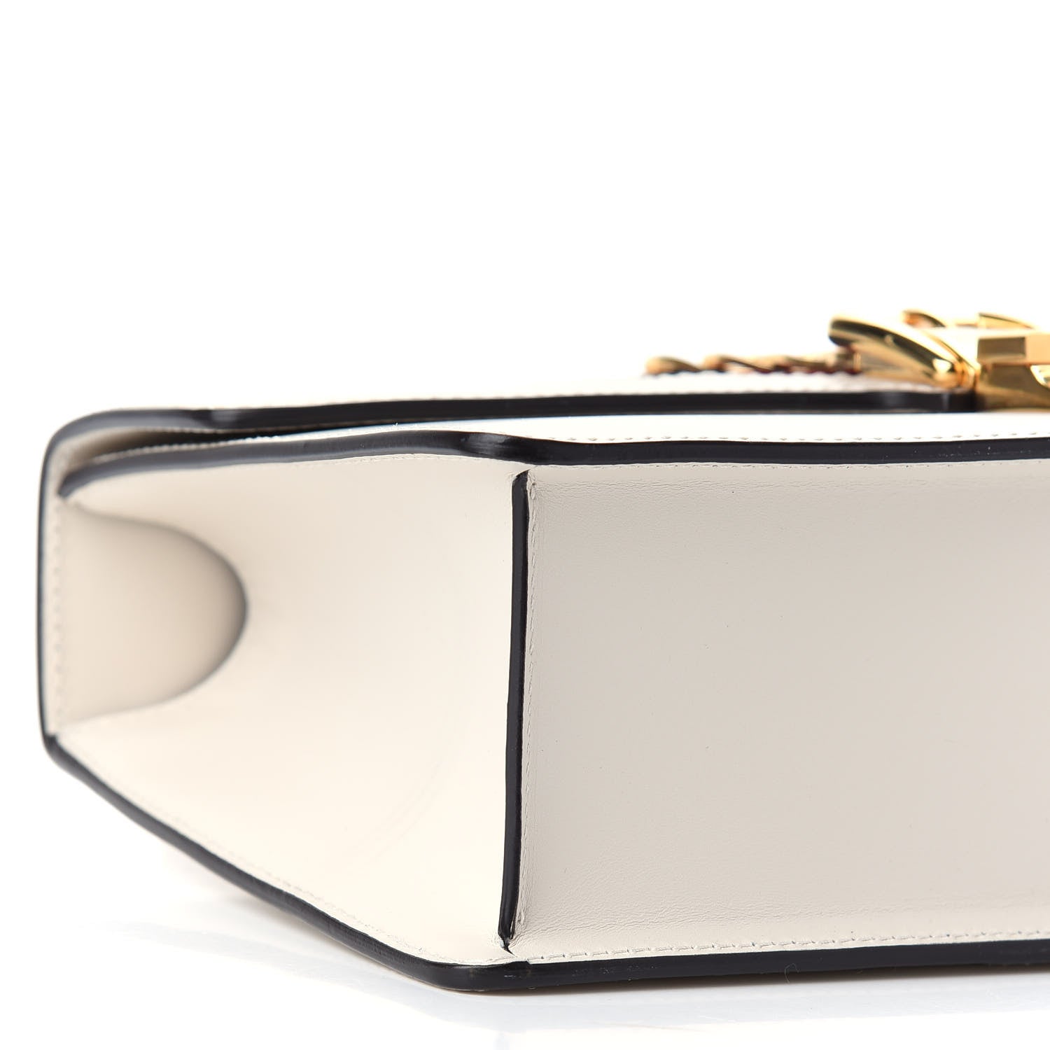 Gucci Calfskin Small Sylvie Shoulder Bag Off White 9 of 9