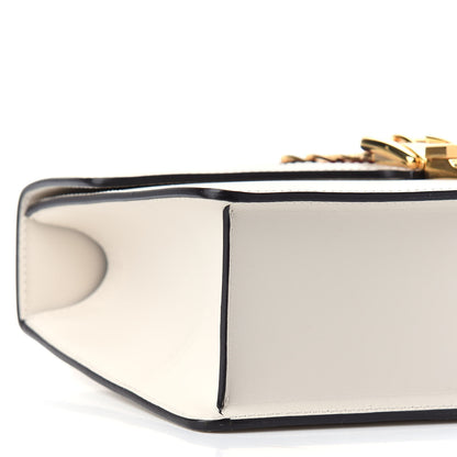 Gucci Calfskin Small Sylvie Shoulder Bag Off White 9 of 9