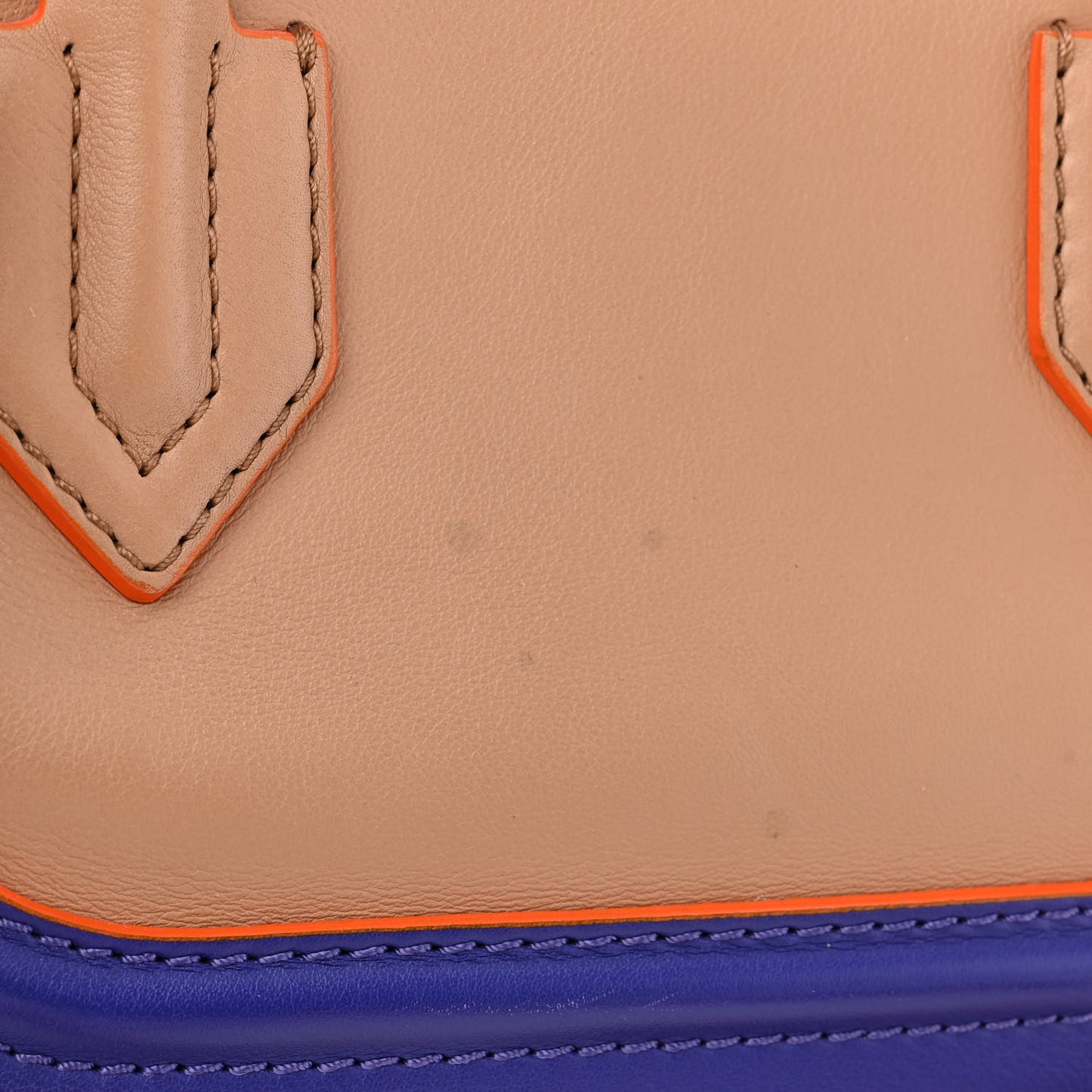 Calfskin Medium Palazzo Empire Bag Beige Blue Orange