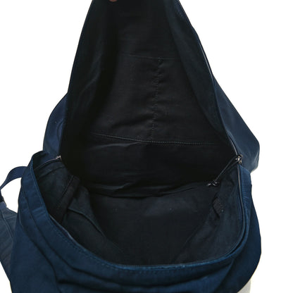 Balenciaga Nylon Political Campaign Logo Embroidered Explorer Backpack Navy 4 of 14