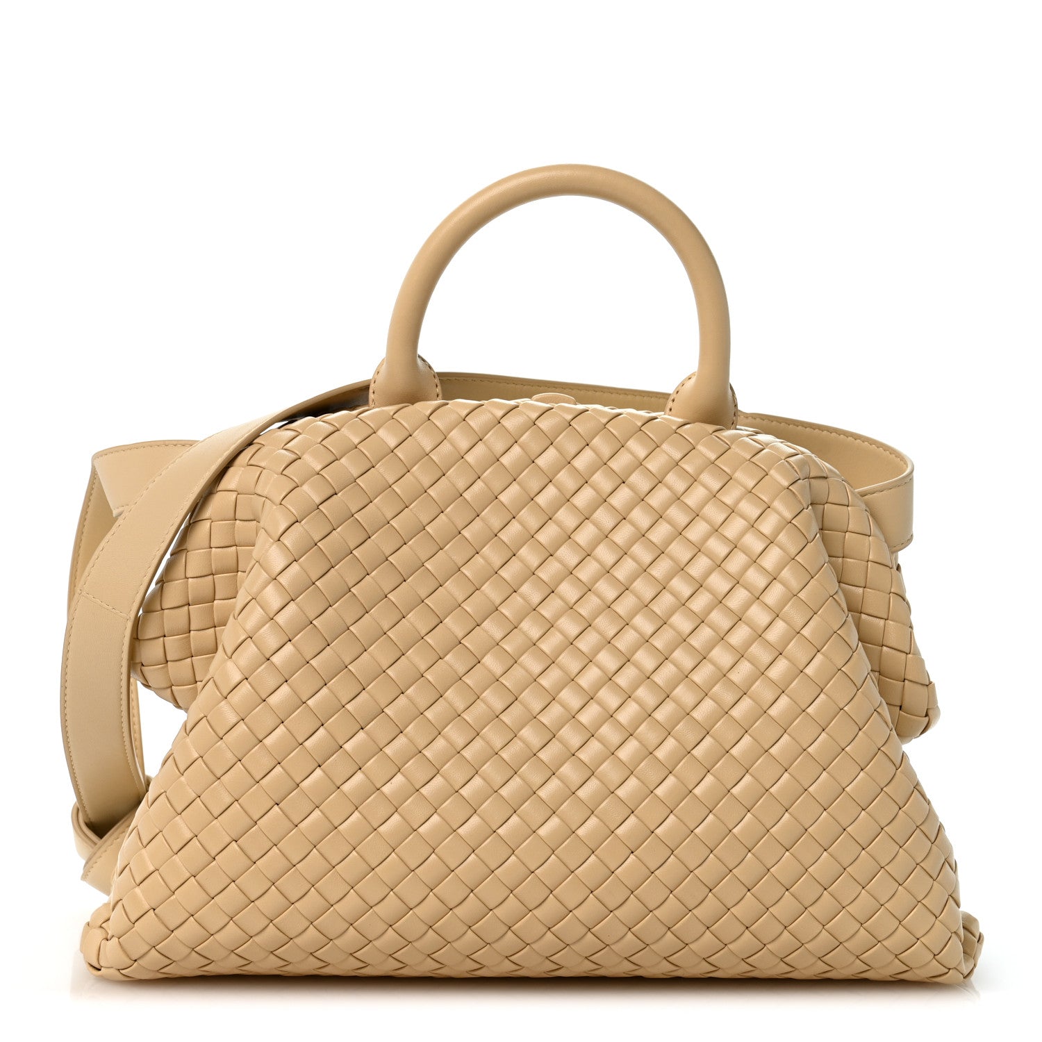 Bottega Veneta Nappa Intrecciato Padded The Top Handle Tote Bag Porridge 1 of 11