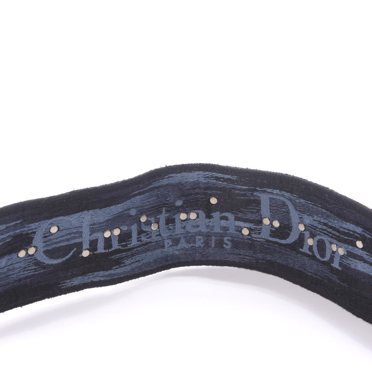Christian Dior Canvas Embroidered Studded KaleiDiorscopic Adjustable Shoulder Strap Blue 4 of 5