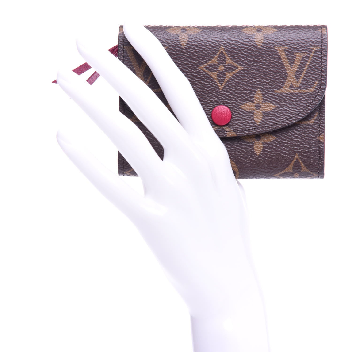 Louis Vuitton Monogram Rosalie Coin Purse Fuchsia 2 of 7