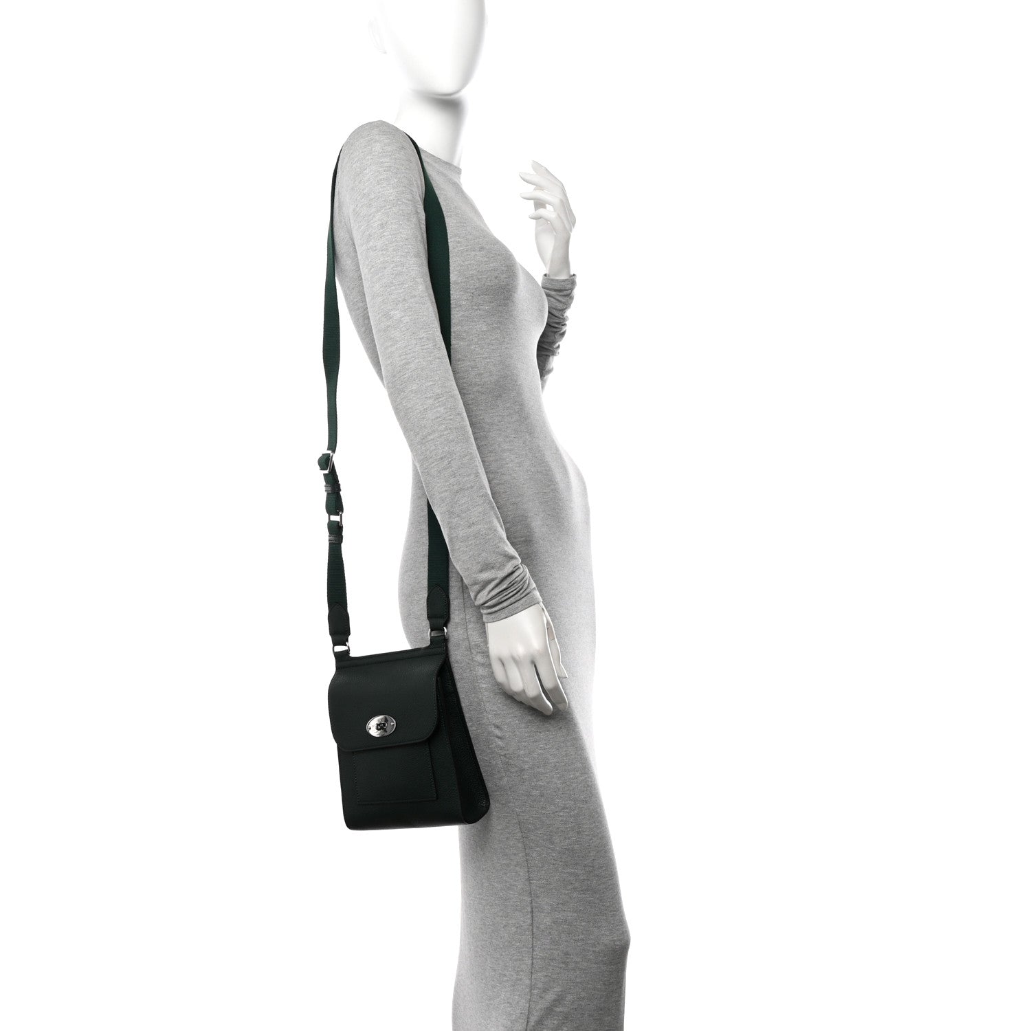 Mulberry Grain Calfskin New Antony Messenger Crossbody Mulberry Green 2 of 10