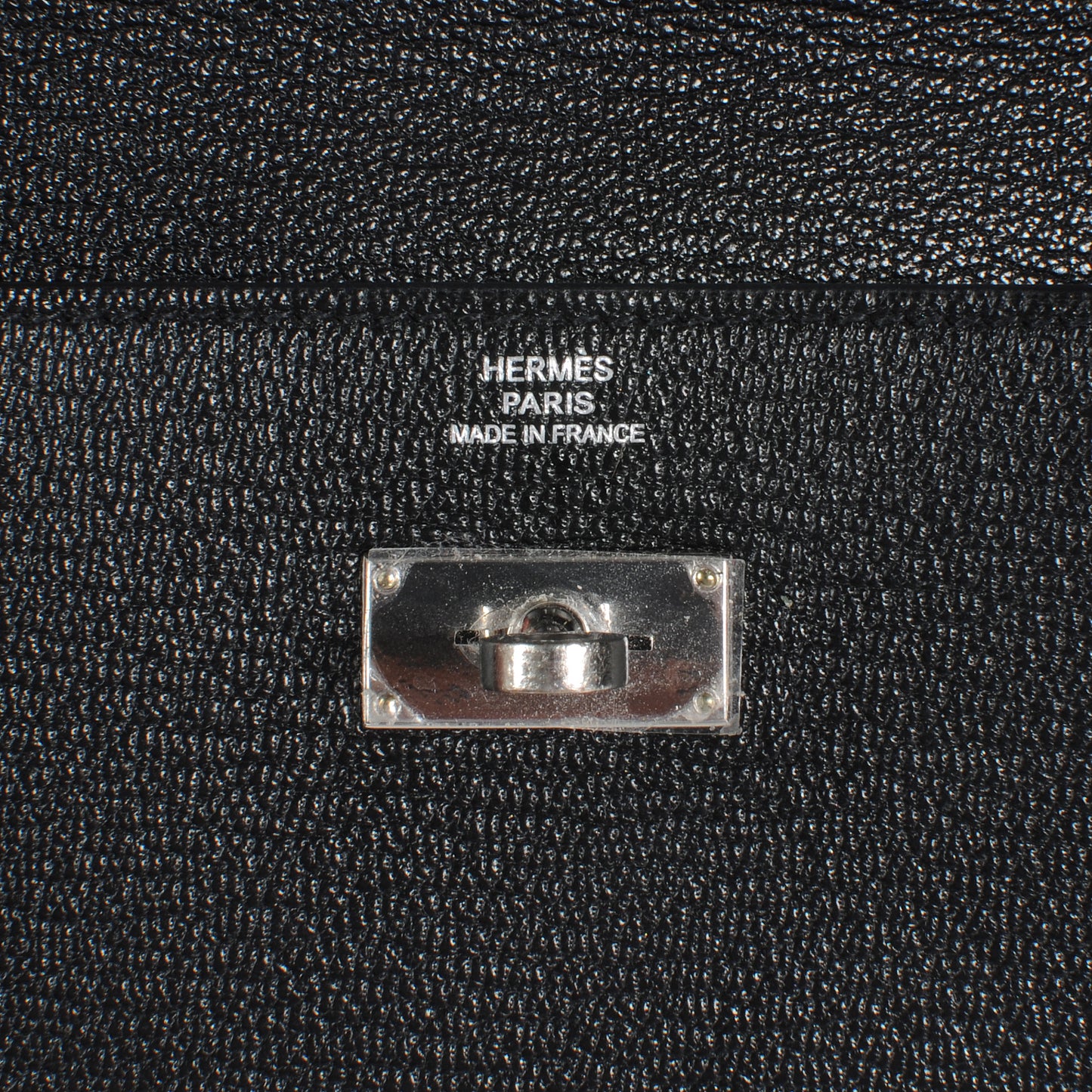 Chevre Kelly Longue Wallet Black
