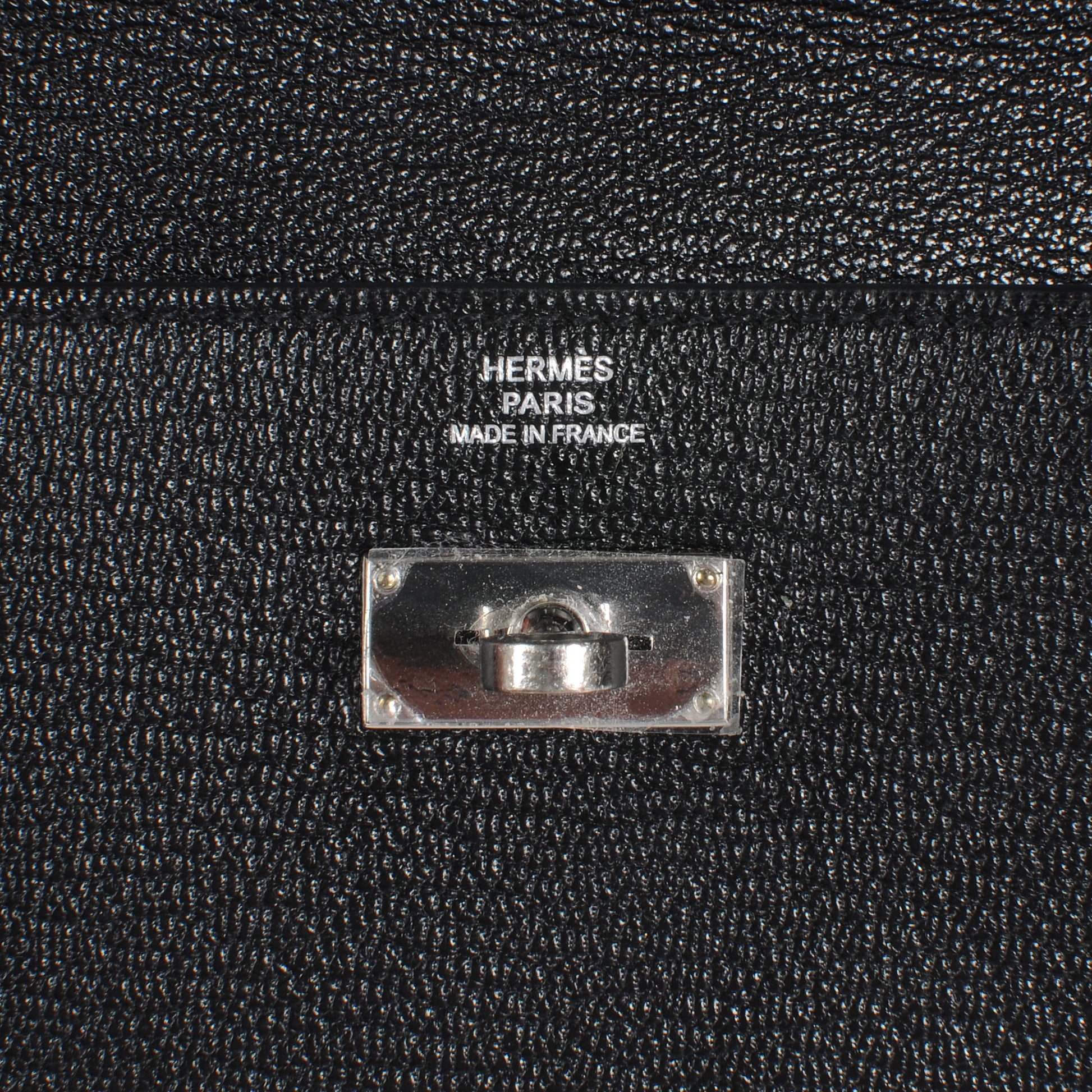 Hermes Chevre Kelly Longue Wallet Black 8 of 9
