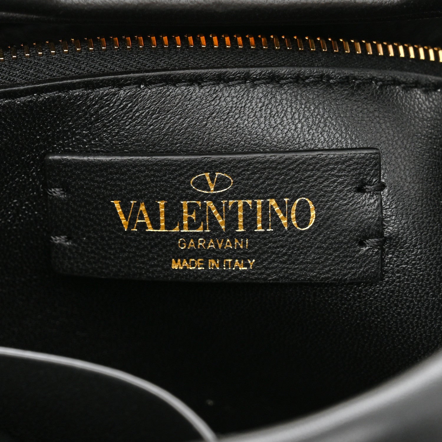 Valentino Garavani Nappa Medium Roman Stud Shoulder Bag Black 6 of 9