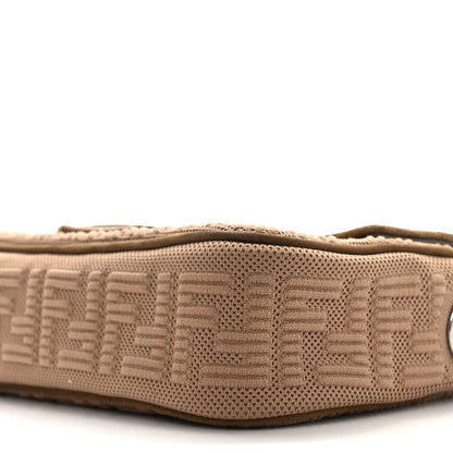 Fendi Technical Fabric FF Midi Chain Baguette Sand 8 of 8