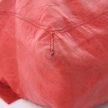 Fendi Calfskin Whipstitch Baguette Red 17 of 20