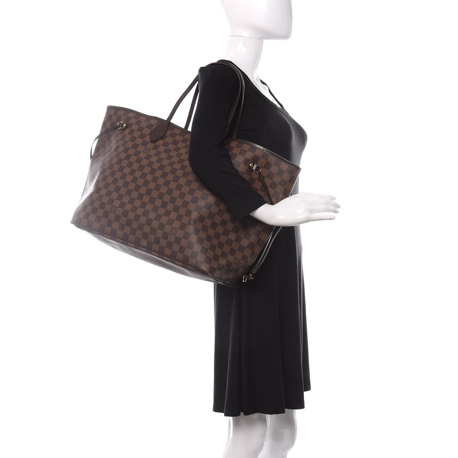 Louis Vuitton Damier Ebene Neverfull GM 2 of 10