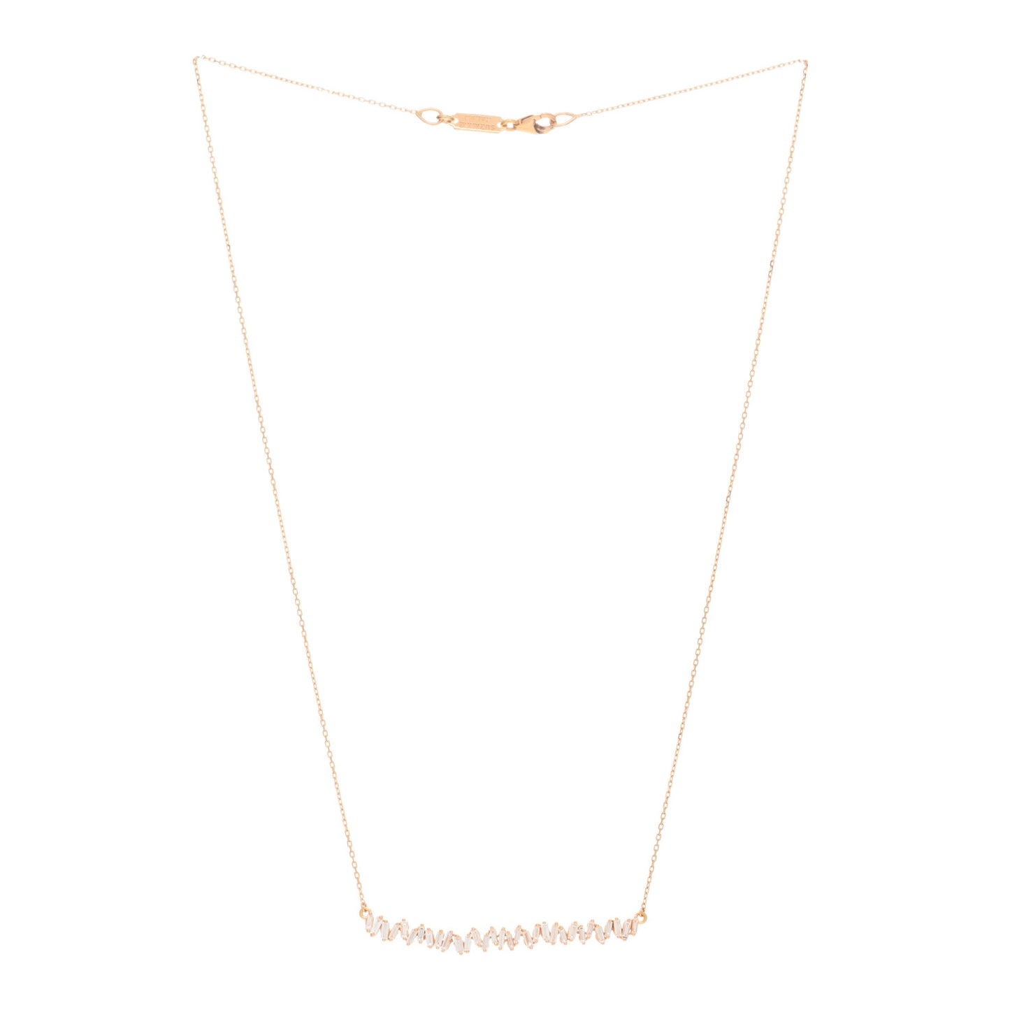 18K Rose Gold Diamond .56ctw Fireworks Necklace