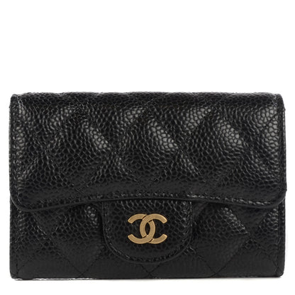 Chanel Caviar Quilted Coin Purse Black 1 of 9