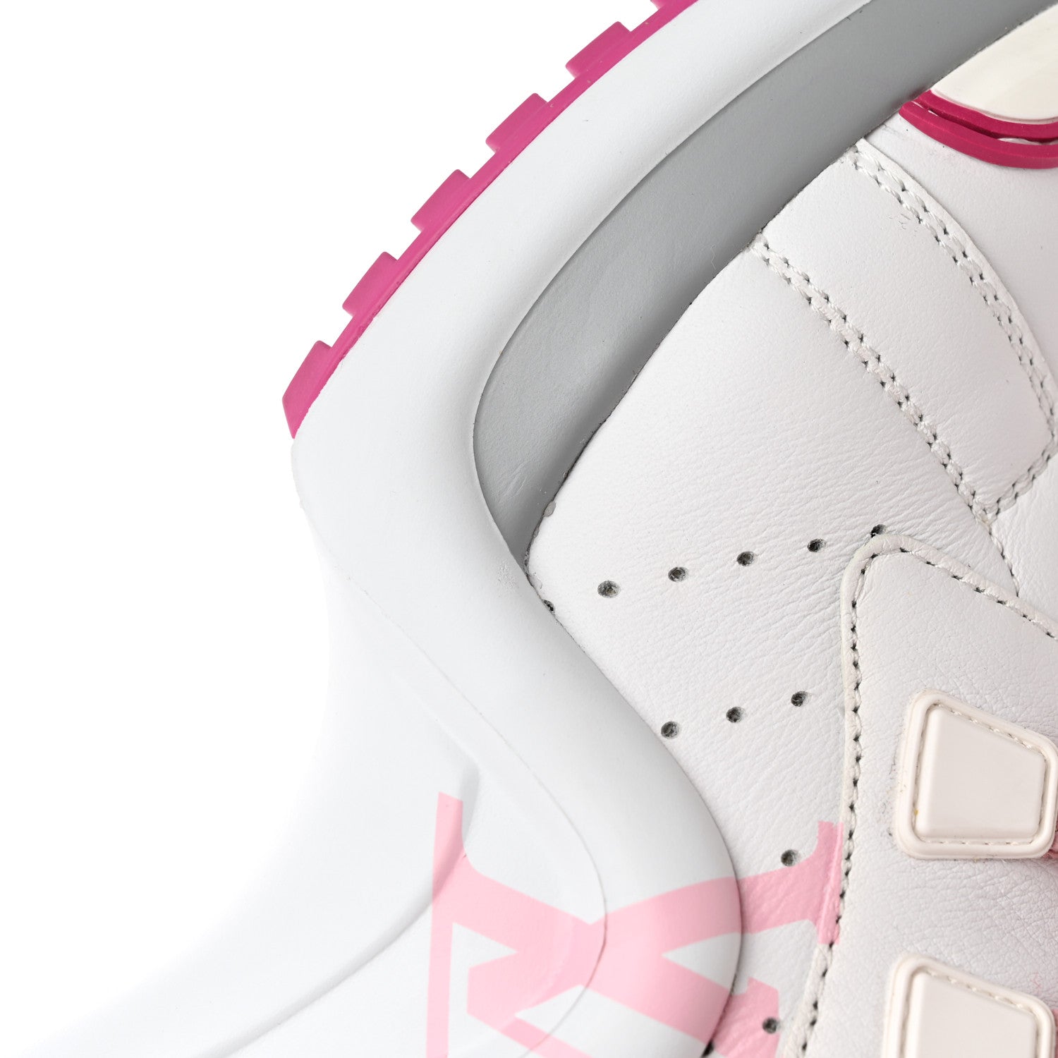 Louis Vuitton Calfskin Technical Nylon LV Archlight Sneaker 39 White Pink Gray 16 of 20