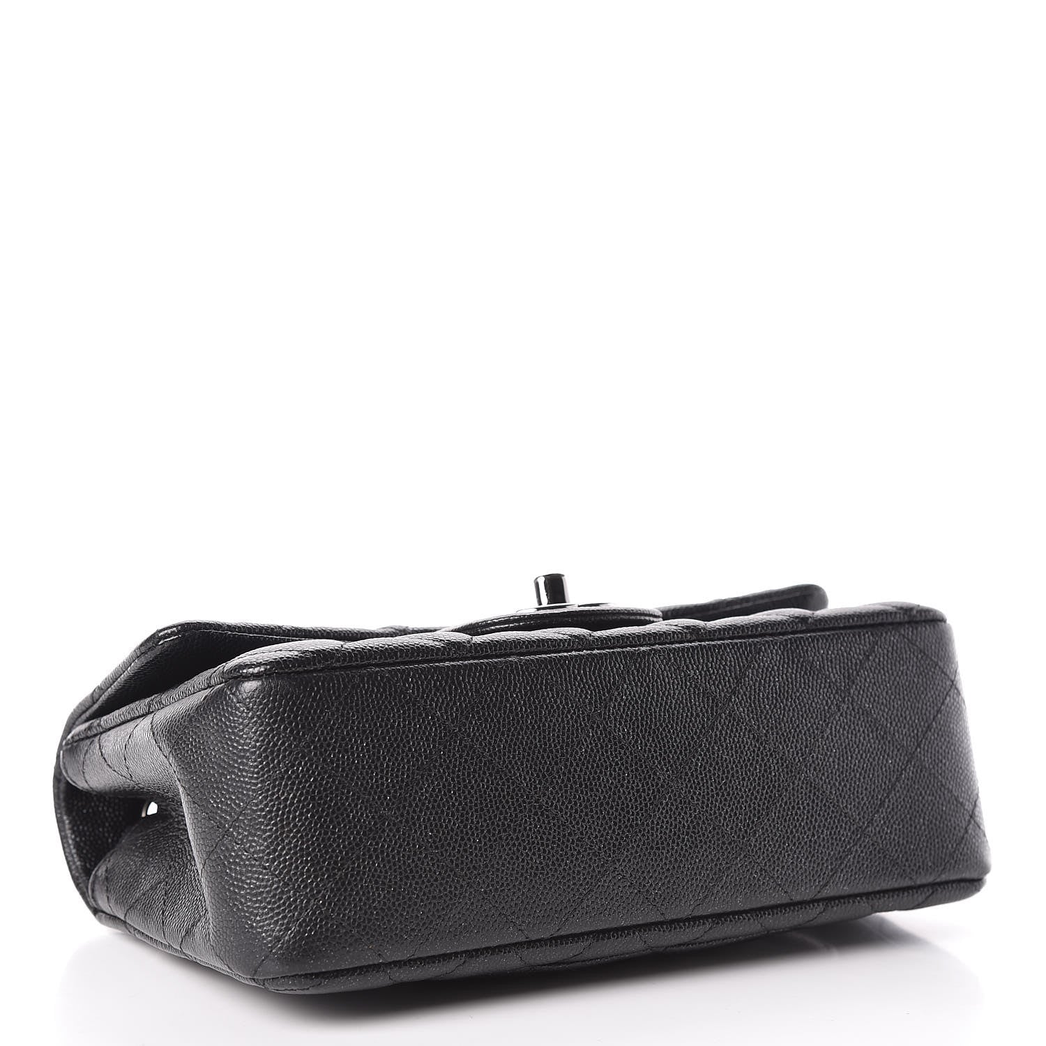 Chanel Iridescent Caviar Quilted Mini Rectangular Flap Black 4 of 13