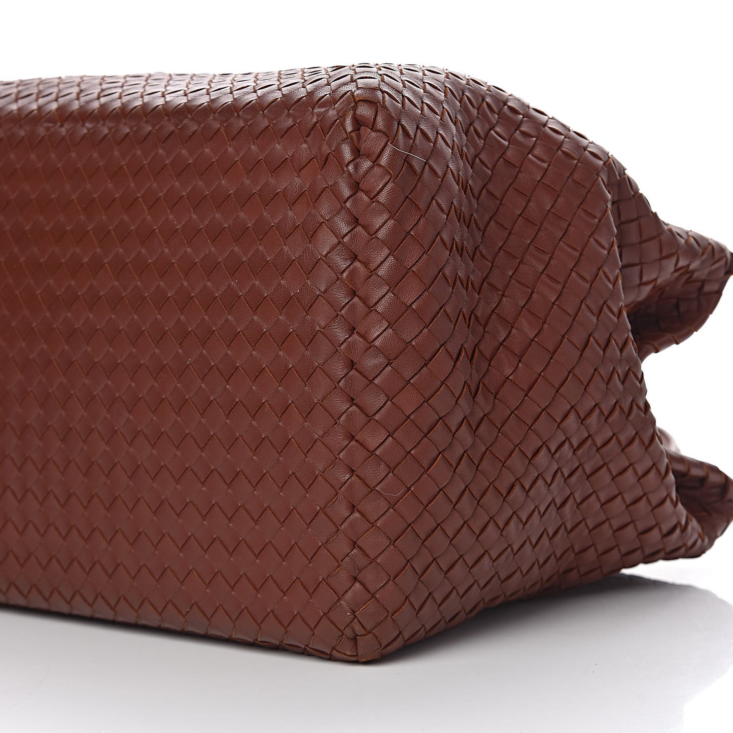 Nappa Intrecciato Brick Tote Canyon