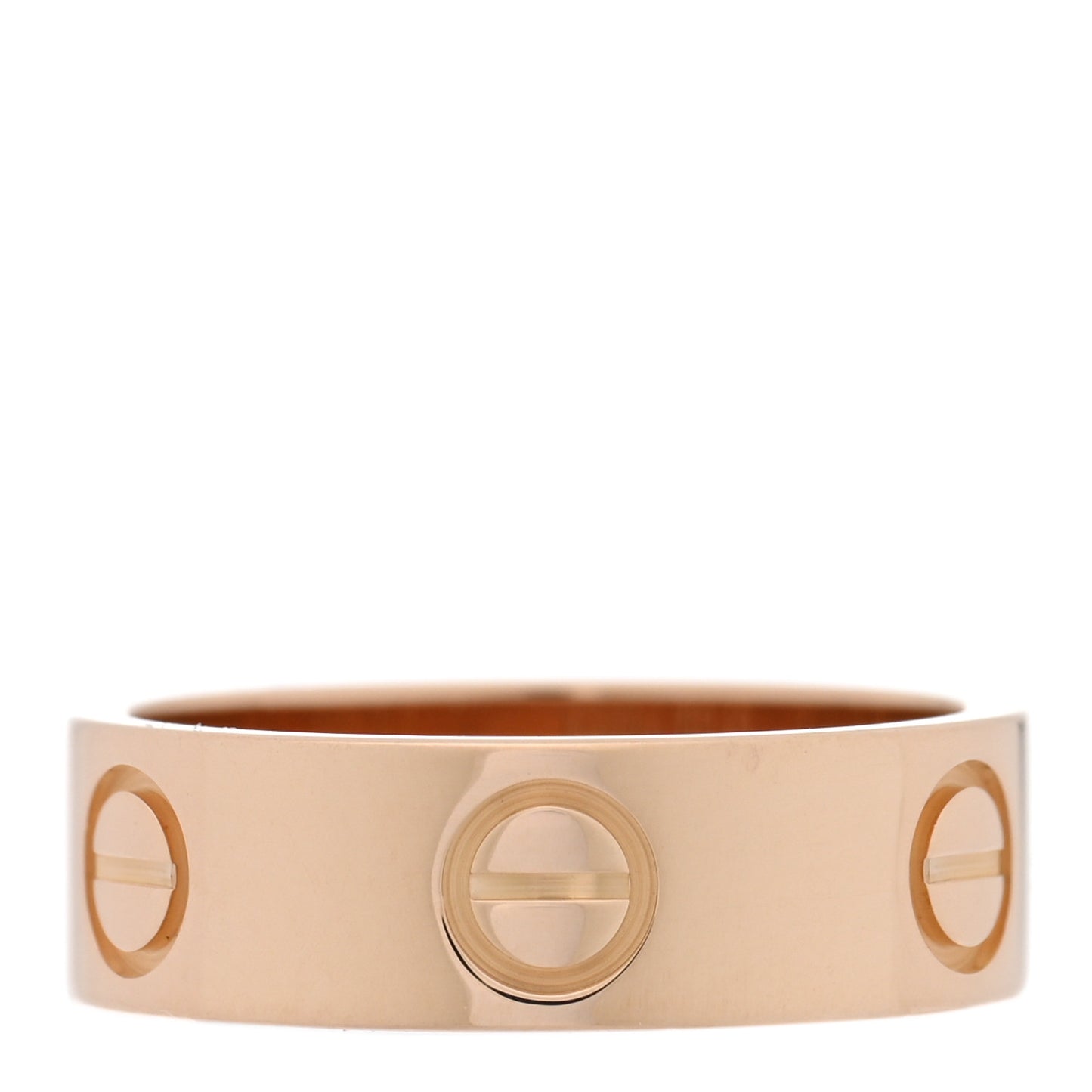 18K Pink Gold 5.5mm LOVE Ring 49 4.75