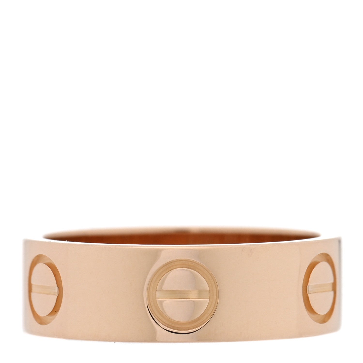 Cartier 18K Pink Gold 5.5mm LOVE Ring 49 4.75 3 of 4