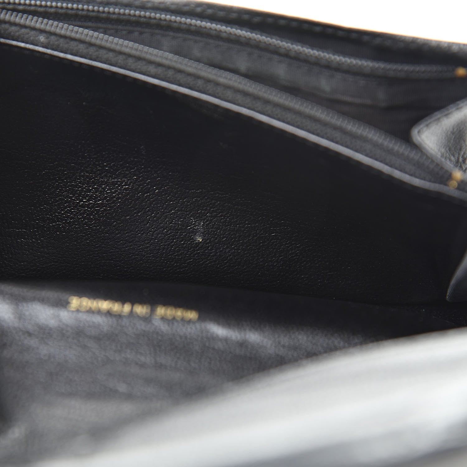 Chanel Goatskin Yen Wallet Black 12 of 13
