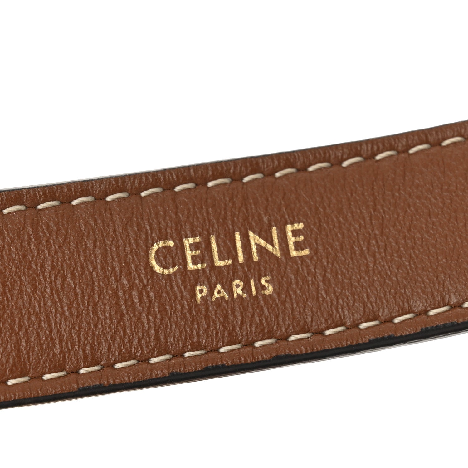 Celine Smooth Calfskin Medium Strap Ava Triomphe Shoulder Bag Tan 6 of 12