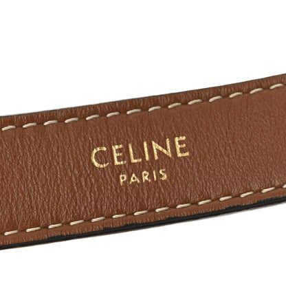Celine Smooth Calfskin Medium Strap Ava Triomphe Shoulder Bag Tan 6 of 12