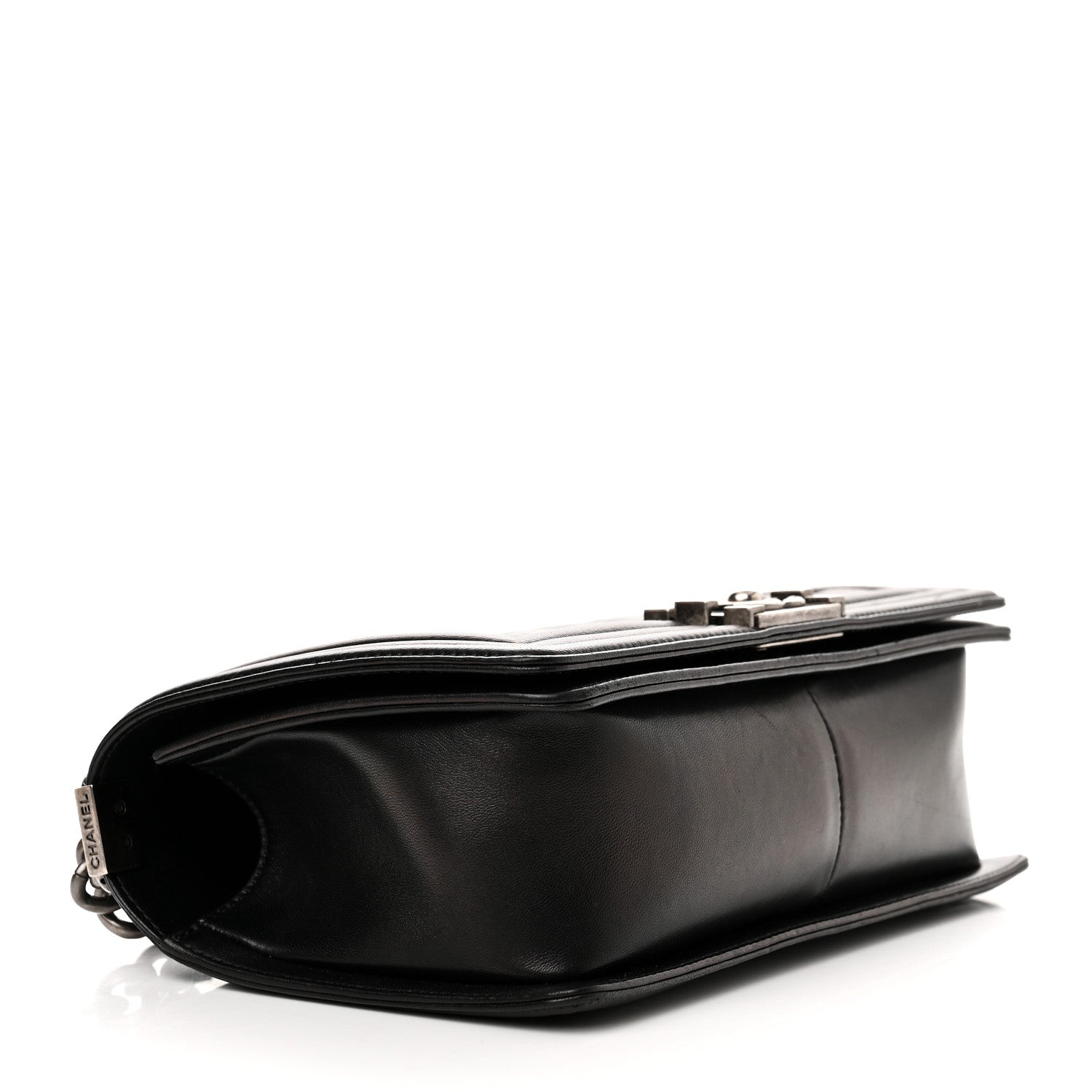 Chanel Lambskin Quilted Medium Boy Flap Black 4 of 12