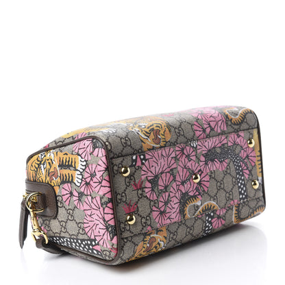 Gucci GG Supreme Monogram Bengal Small Boston Beige Pink 4 of 10