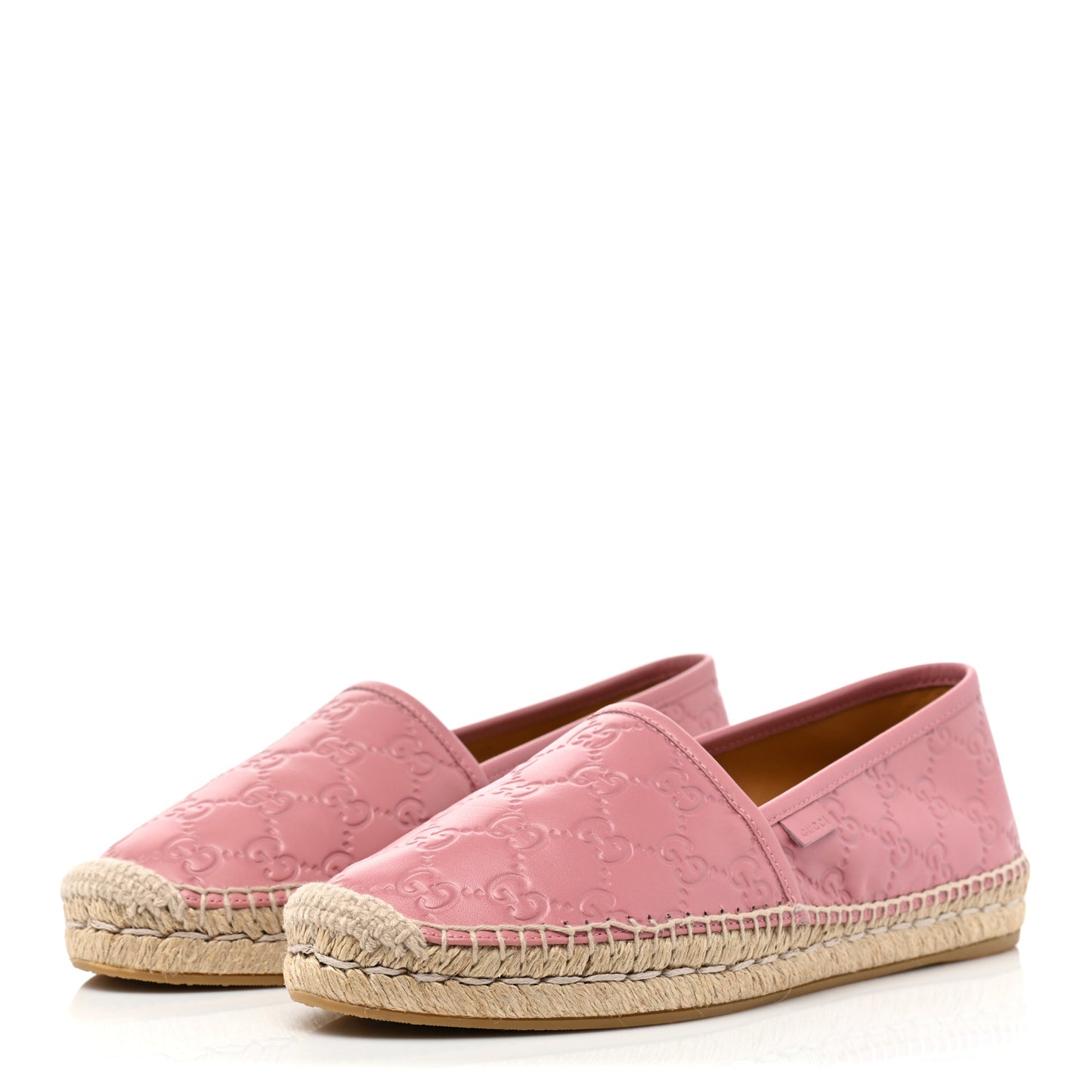 Guccissima Signature Espadrilles 40 Rose Baby Candy