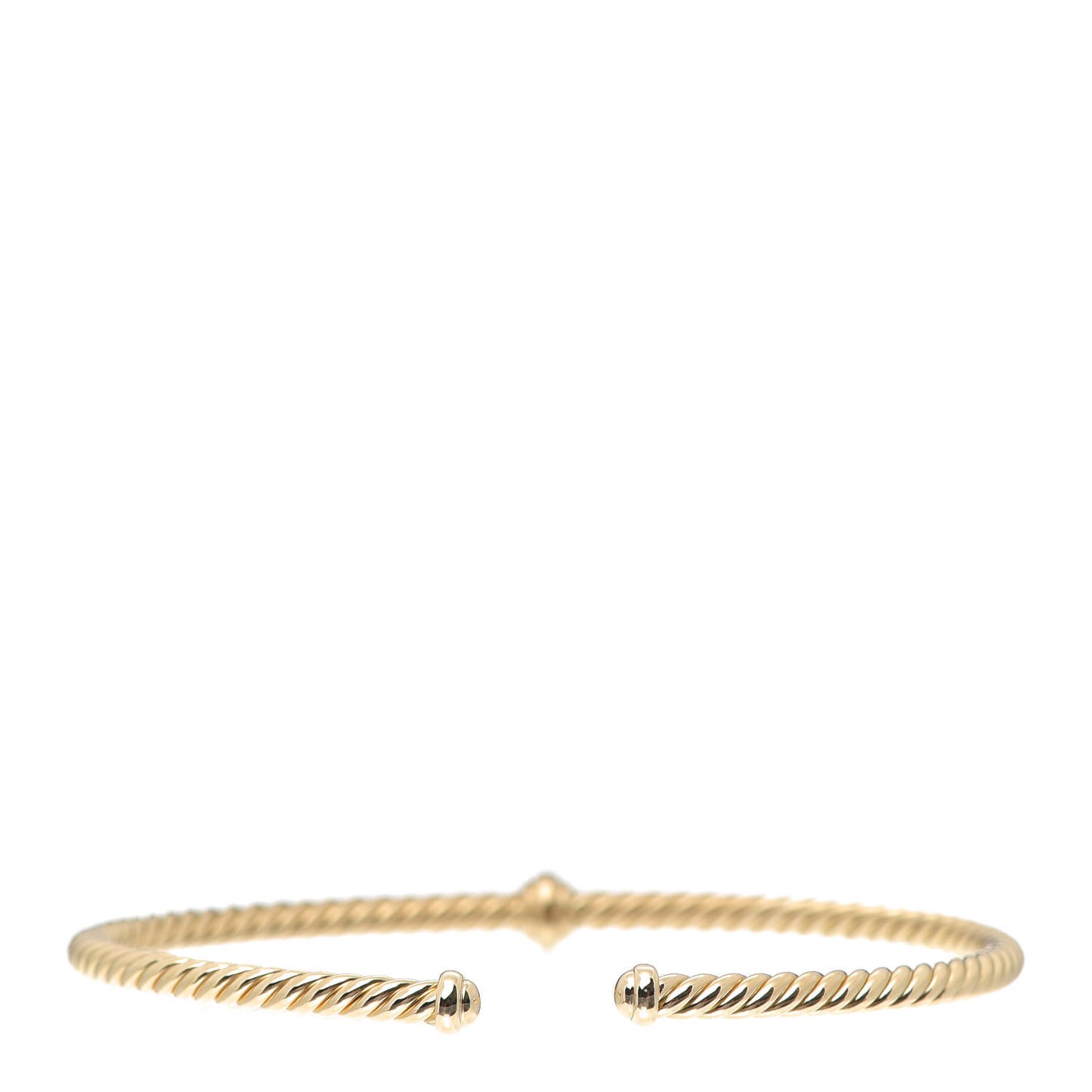 18K Yellow Gold Diamond 3mm Renaissance Center Station Bracelet