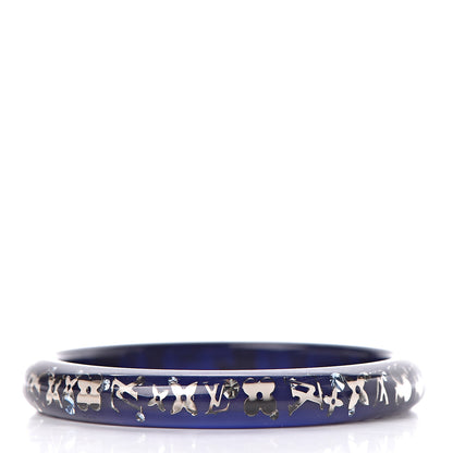 Louis Vuitton Resin Swarovski Medium Inclusion Bracelet PM Navy 3 of 4
