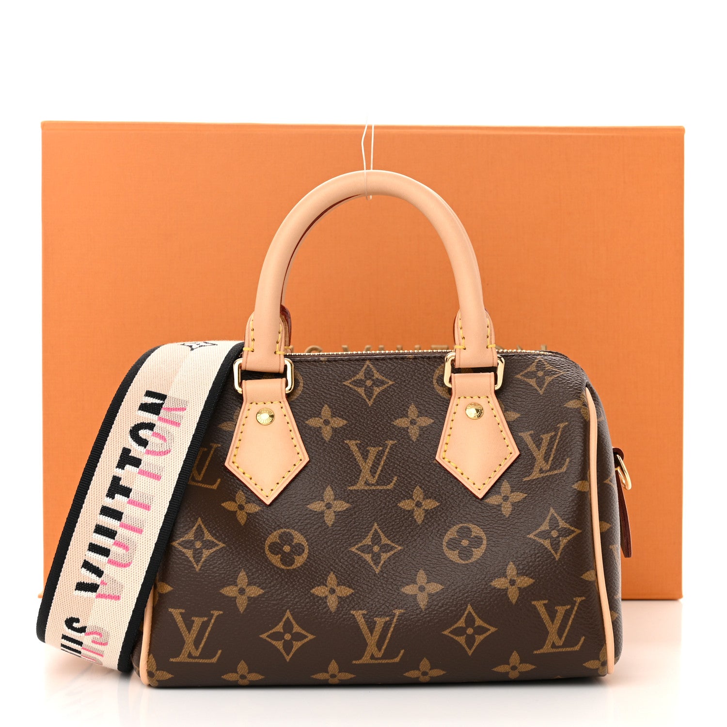 Louis Vuitton Monogram Speedy Bandouliere 20 Black 10 of 10