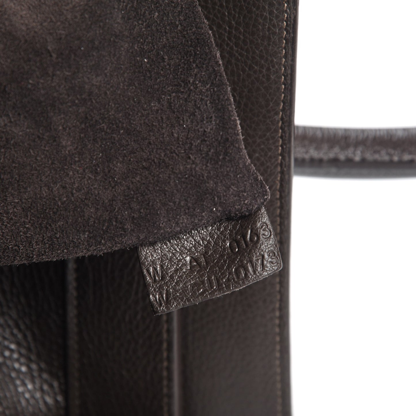 Soft Grained Calfskin Mini Luggage Brown