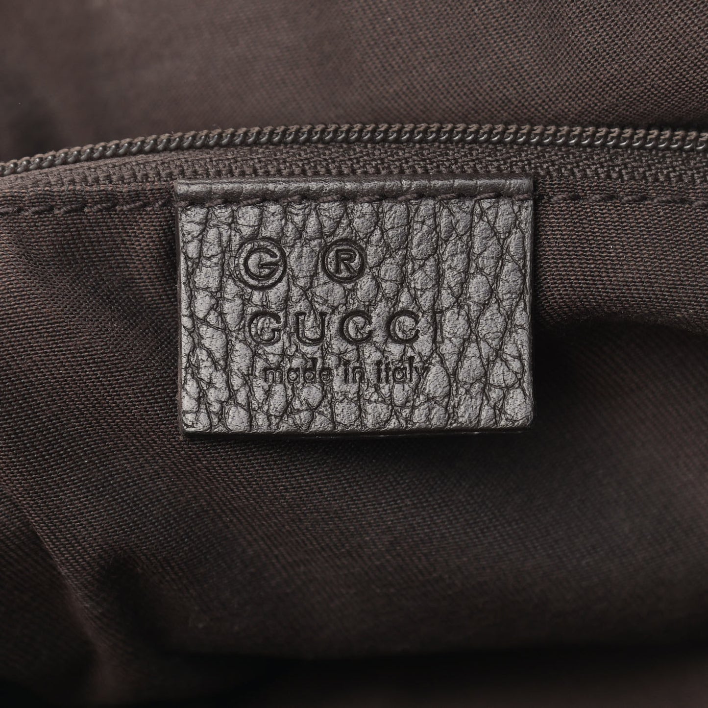 Crystal Monogram Small D Gold Ring Messenger Dark Brown
