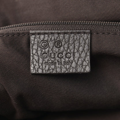 Gucci Crystal Monogram Small D Gold Ring Messenger Dark Brown 6 of 14