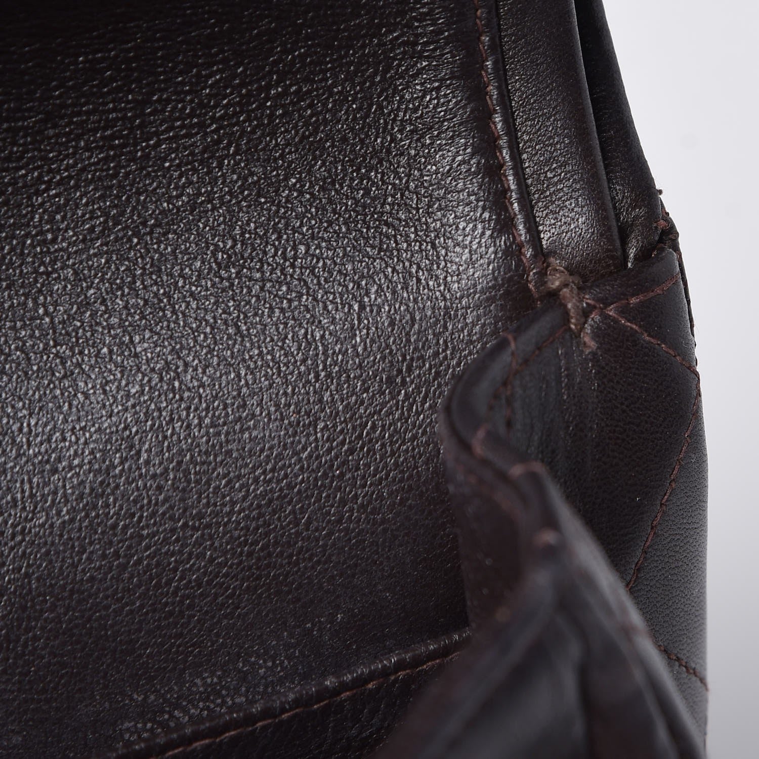 Chanel Lambskin Quilted Medium Double Flap Brown 12 of 18