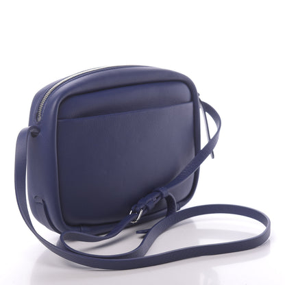 Balenciaga Calfskin Political Campaign Logo S Everyday Camera Bag Bleu 3 of 10