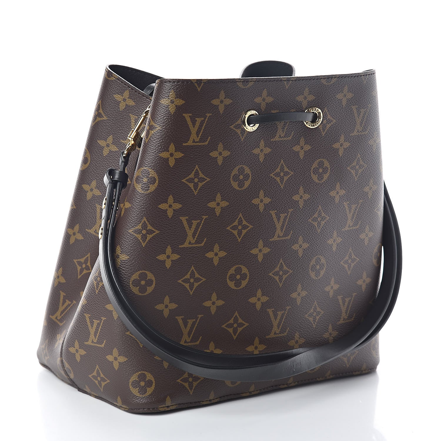 Louis Vuitton Monogram Neonoe MM Black 3 of 9