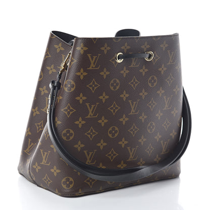 Louis Vuitton Monogram Neonoe MM Black 3 of 9