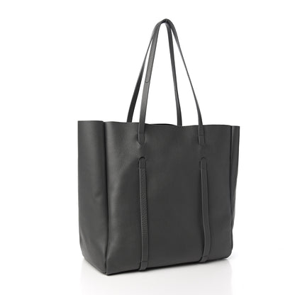 Balenciaga Veau Baltimore Double Sided Small Everyday Tote Gris Fossile Black 3 of 10