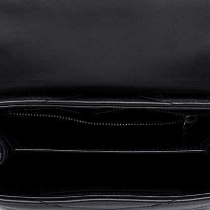 Saint Laurent Calfskin Y Quilted Monogram Toy Loulou Crossbody Bag Black 5 of 16