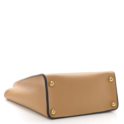 Fendi Vitello King Small Fendi Way Tote Miele Scuro 4 of 10