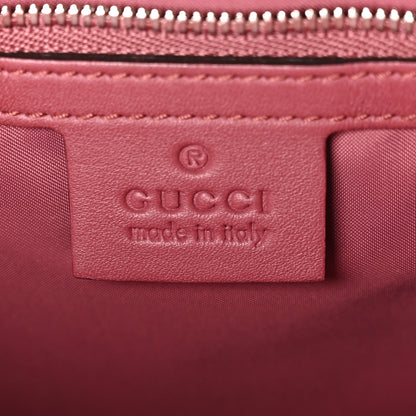 Gucci GG Supreme Monogram Blooms Medium Single Buckle Backpack Beige Multicolor Dry Rose 6 of 10